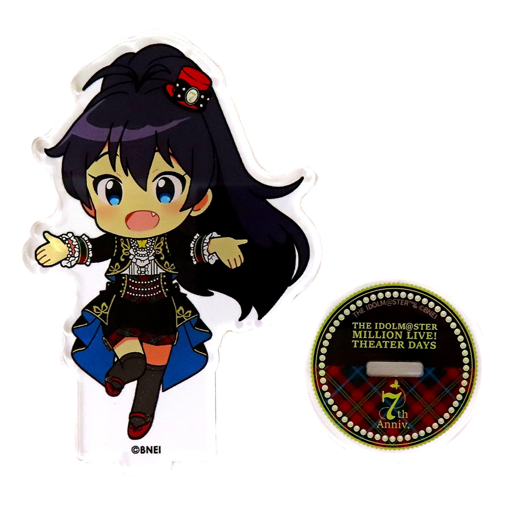 Hibiki Ganaha THE IDOLM@STER MILLION LIVE! Chibi Character Acrylic Stand Brightest Showcase Ver. 7th Anniversary in AKIHABARA Akihabarappa Festival [USED]
