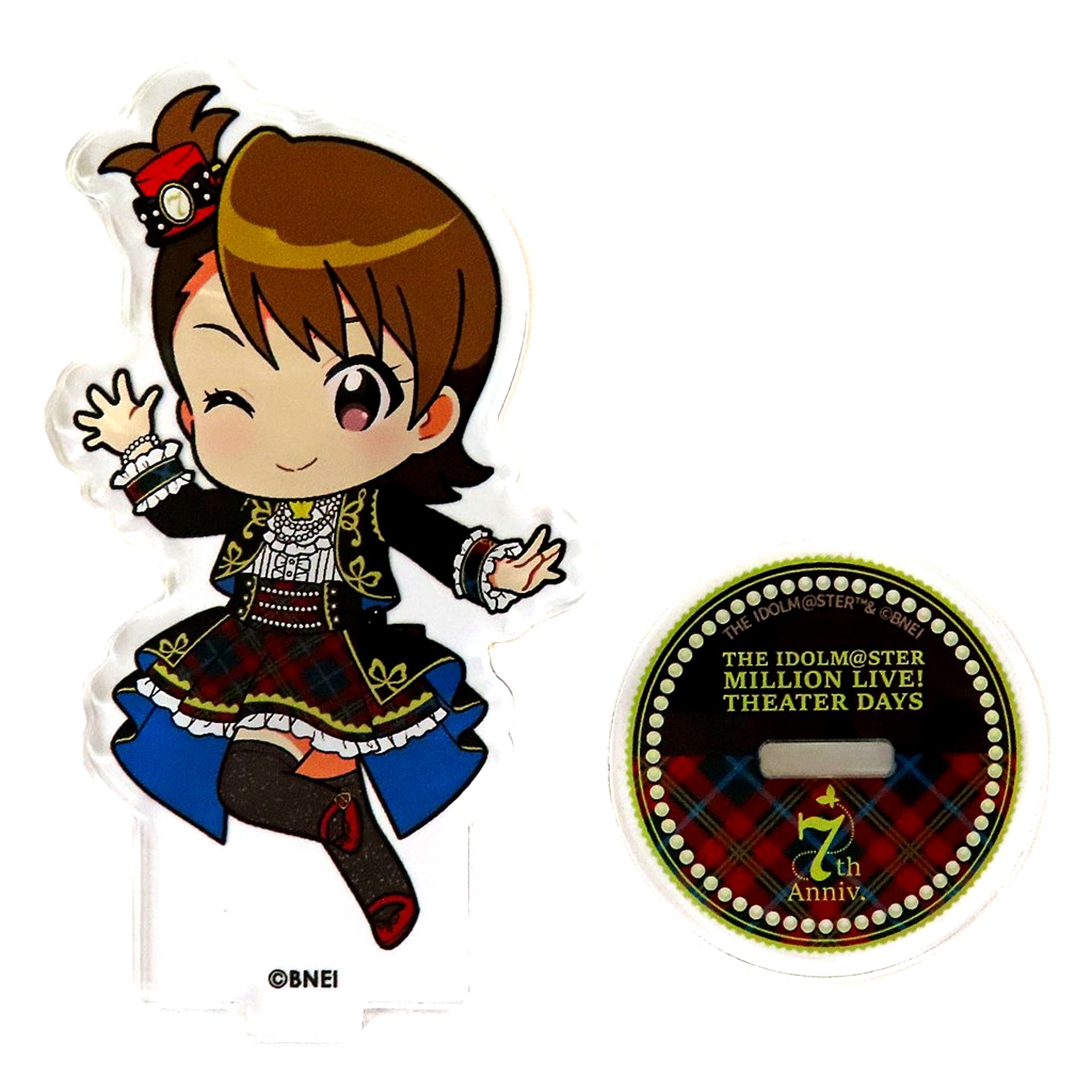 Ami Futami THE IDOLM@STER MILLION LIVE! Chibi Character Acrylic Stand Brightest Showcase Ver. 7th Anniversary in AKIHABARA Akihabarappa Festival [USED]
