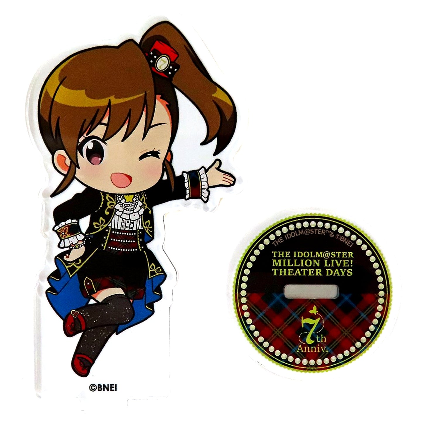 Mami Futami THE IDOLM@STER MILLION LIVE! Chibi Character Acrylic Stand Brightest Showcase Ver. 7th Anniversary in AKIHABARA Akihabarappa Festival [USED]