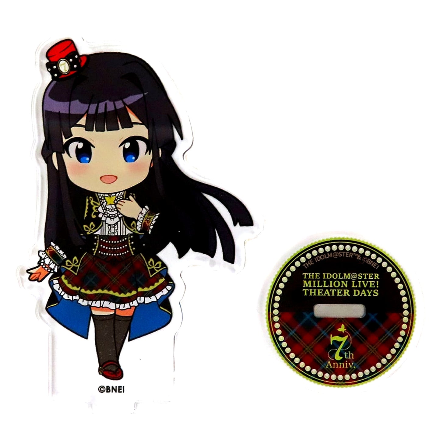 Shizuka Mogami The Idolmaster Million Live! Theater Days Chibi Character Acrylic Stand Brightest Showcase ver. 7th Anniversary [USED]