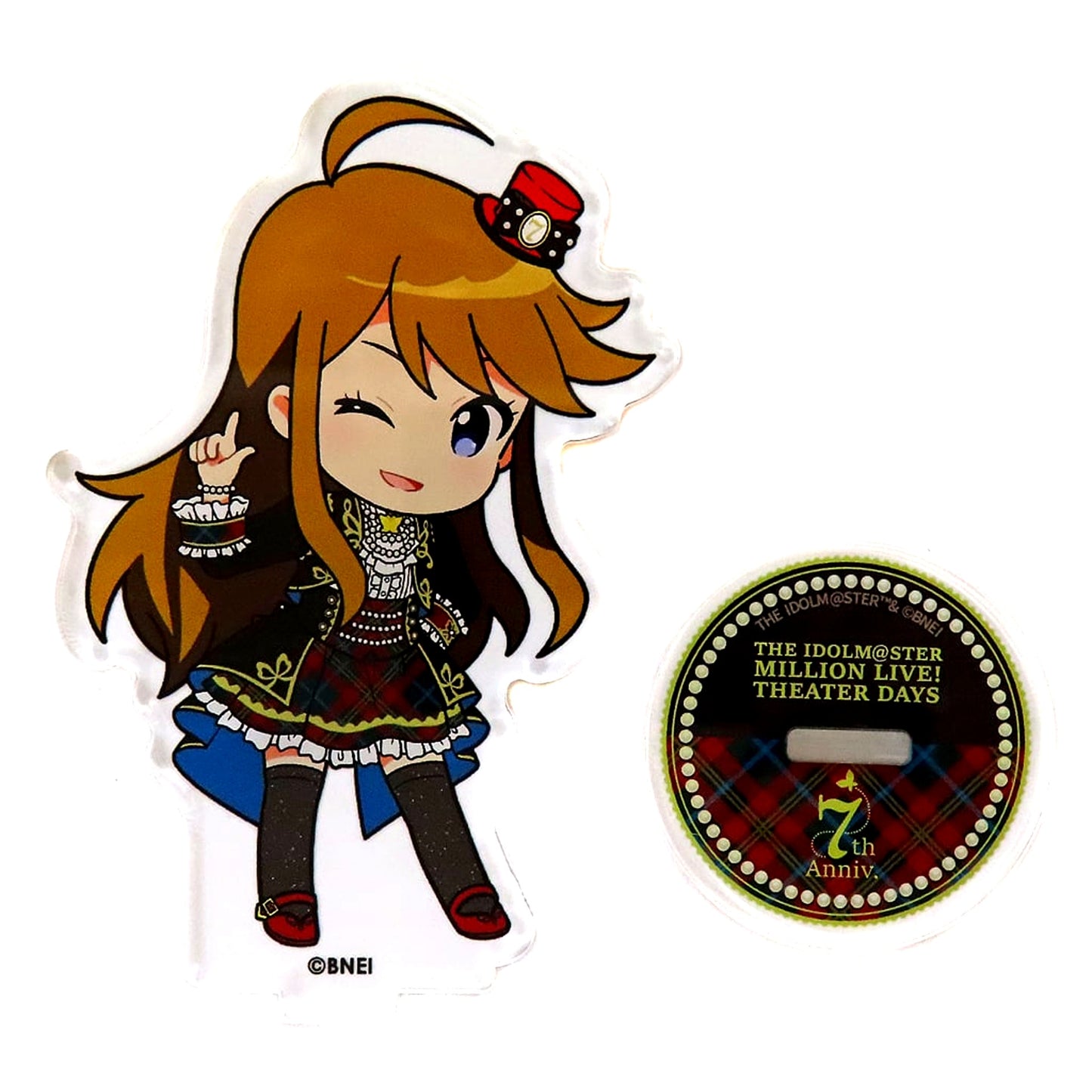 Megumi Tokoro The Idolmaster Million Live! Theater Days Chibi Acrylic Stand Brightest Showcase Ver. 7th Anniversary [USED]