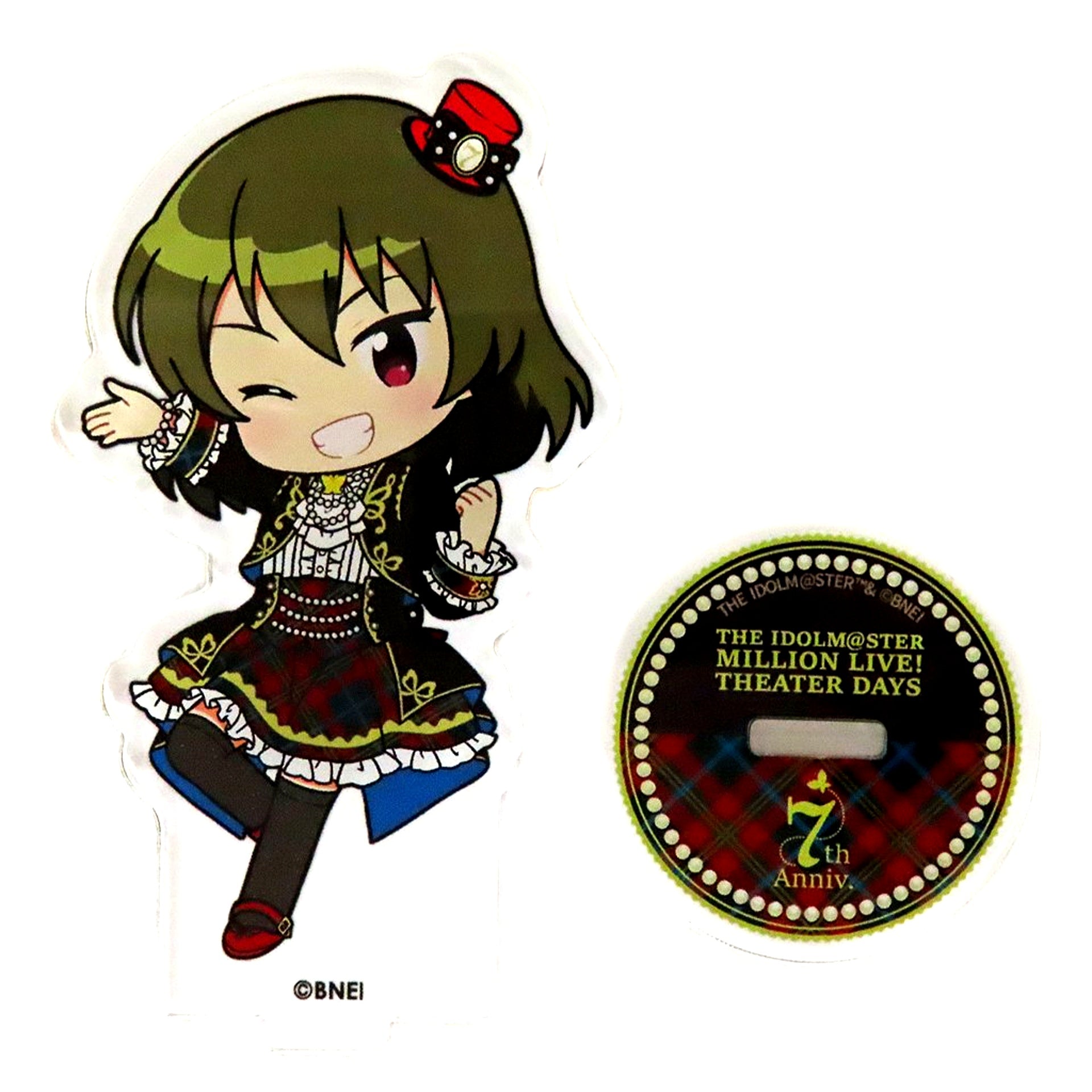 Subaru Nagayoshi THE IDOLM@STER MILLION LIVE! Chibi Character Acrylic Stand Brightest Showcase Ver. 7th Anniversary in AKIHABARA Akihabarappa Festival [USED]