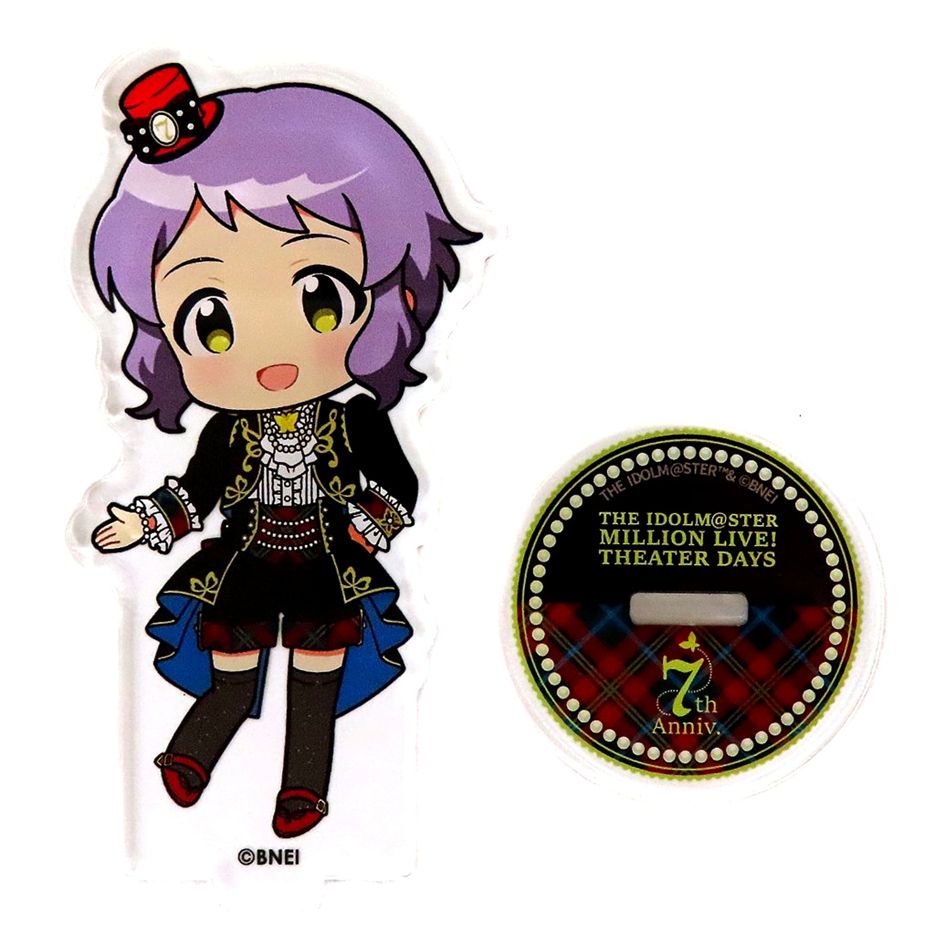 Mizuki Makabe THE IDOLM@STER MILLION LIVE! Chibi Character Acrylic Stand Brightest Showcase Ver. 7th Anniversary in AKIHABARA Akihabarappa Festival [USED]