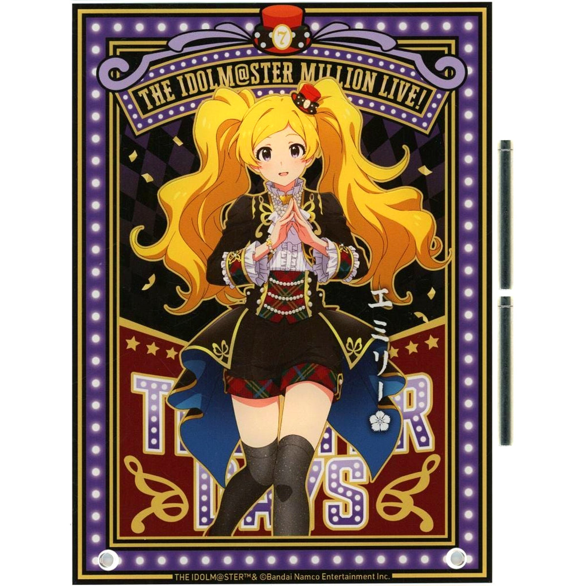 Emily Stewart THE IDOLM@STER MILLION LIVE! THEATER DAYS Acrylic Art Brightest Showcase ver. 7th Anniversary in AKIHABARA Fes [USED]