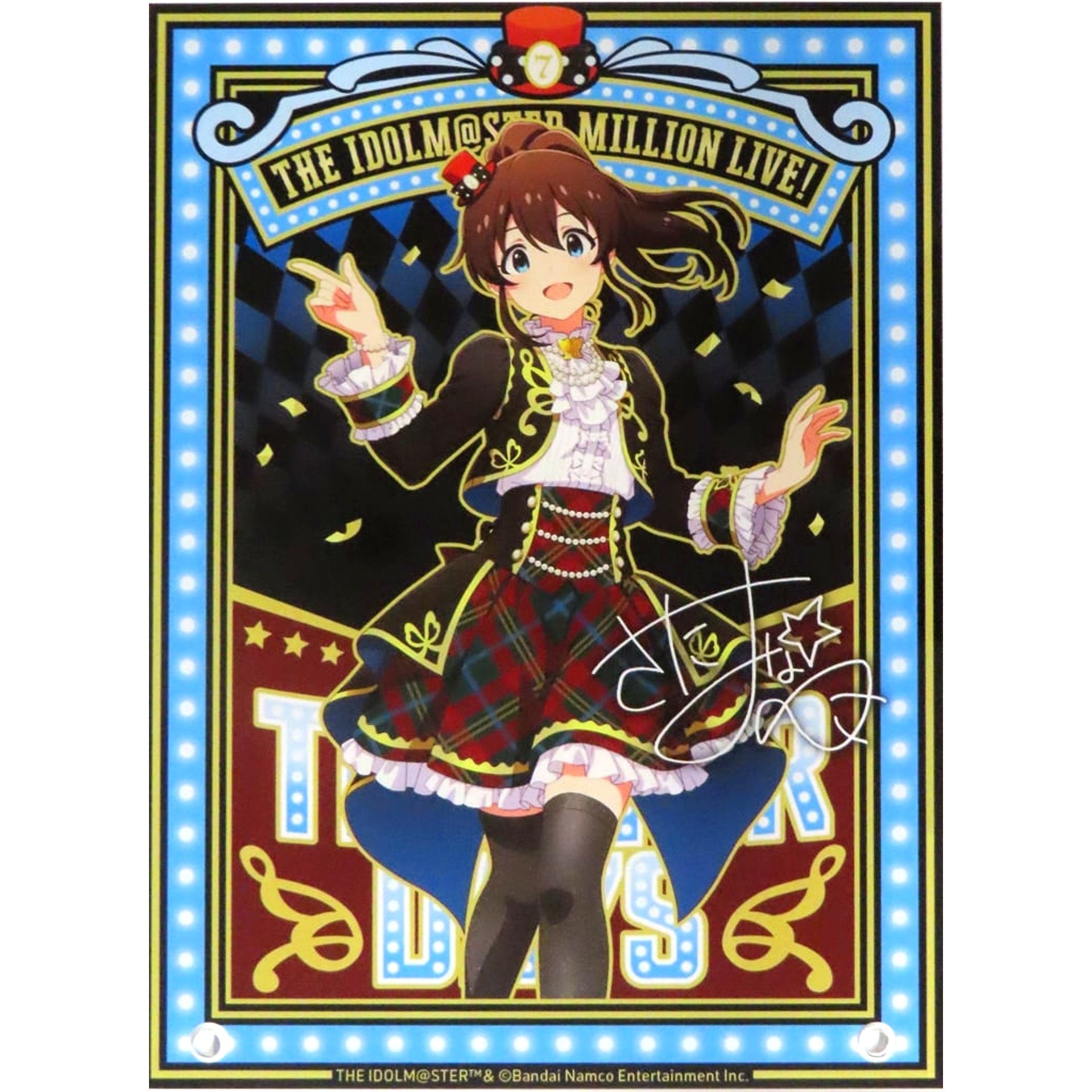 Minako Satake THE IDOLM@STER MILLION LIVE! Acrylic Art Brightest Showcase Ver. 7th Anniversary in AKIHABARA Akihabarappa Festival [USED]
