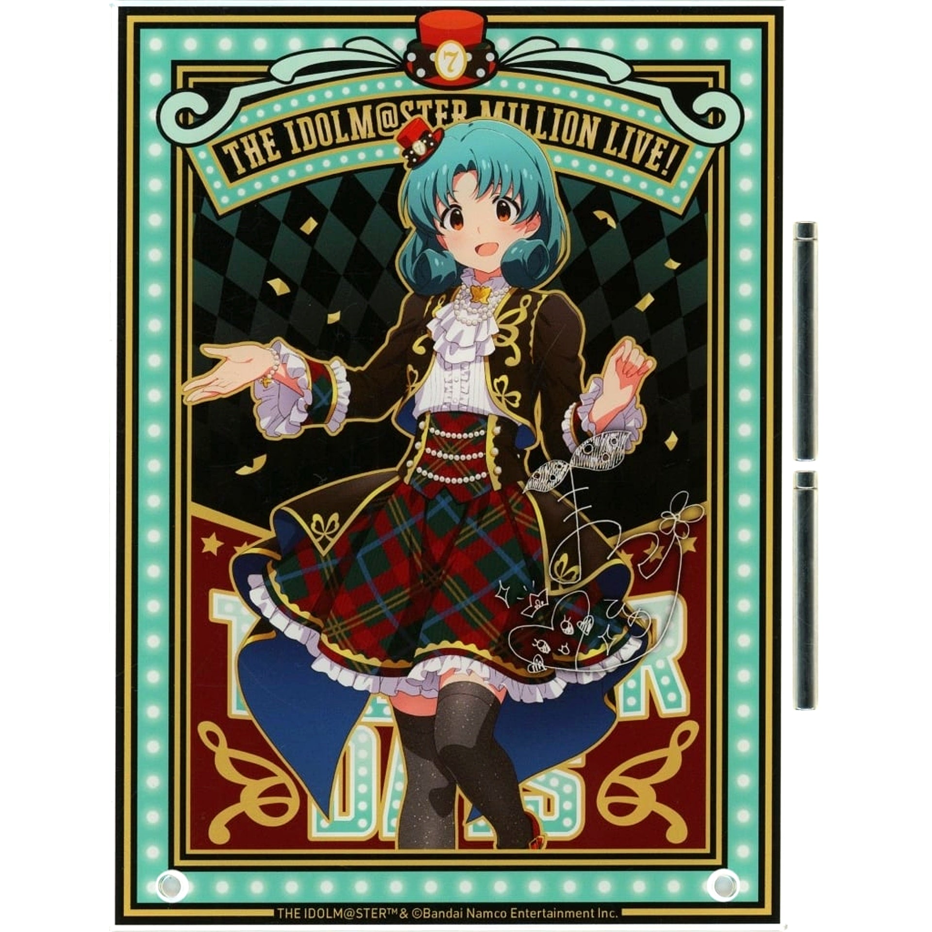 Matsuri Tokugawa THE IDOLM@STER MILLION LIVE! Acrylic Art Brightest Showcase Ver. 7th Anniversary in AKIHABARA Akihabarappa Festival [USED]