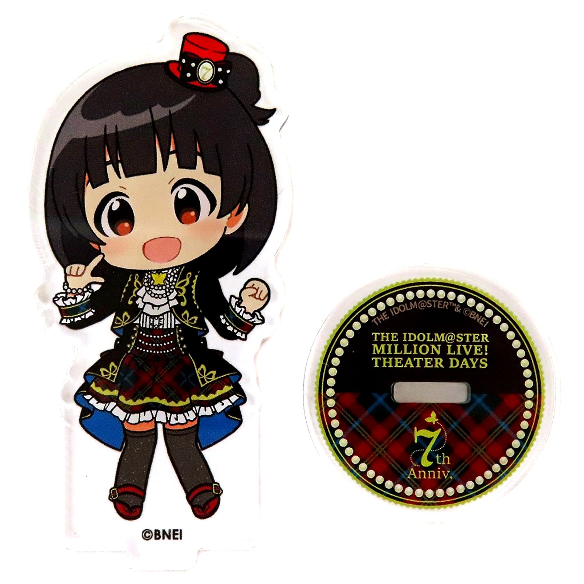 Iku Nakatani THE IDOLM@STER MILLION LIVE! Chibi Character Acrylic Stand Brightest Showcase Ver. 7th Anniversary in AKIHABARA Akihabarappa Festival [USED]