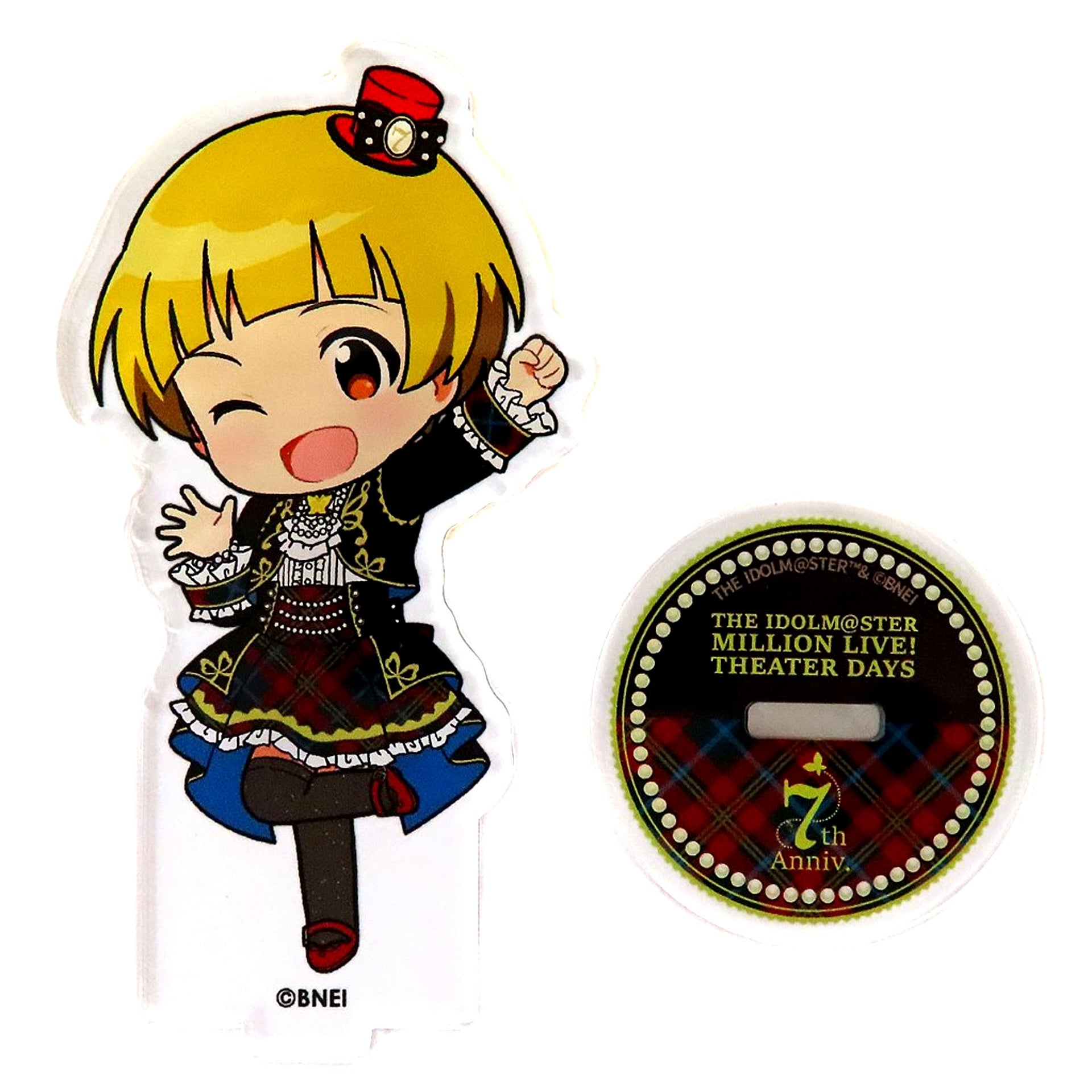 Noriko Fukuda THE IDOLM@STER MILLION LIVE! Chibi Character Acrylic Stand Brightest Showcase Ver. 7th Anniversary in AKIHABARA Akihabarappa Festival [USED]