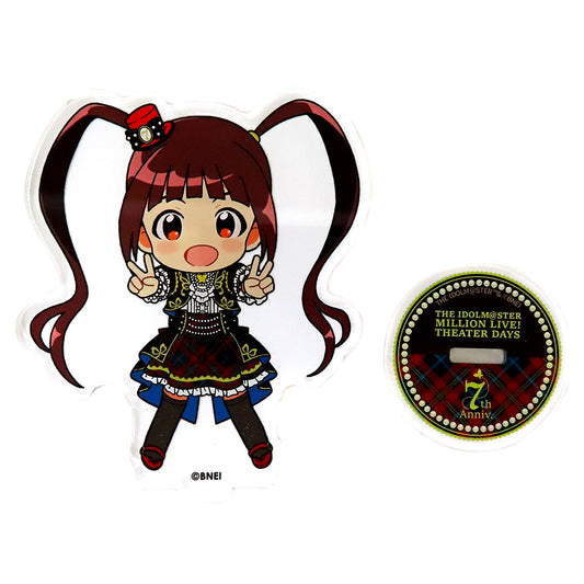 Arisa Matsuda Brightest Showcase Ver. Idolmaster Million Live Theater Days 7th Anniversary in AKIHABARA Akihabarappa Festival Chibi Character Acrylic Stand [USED]