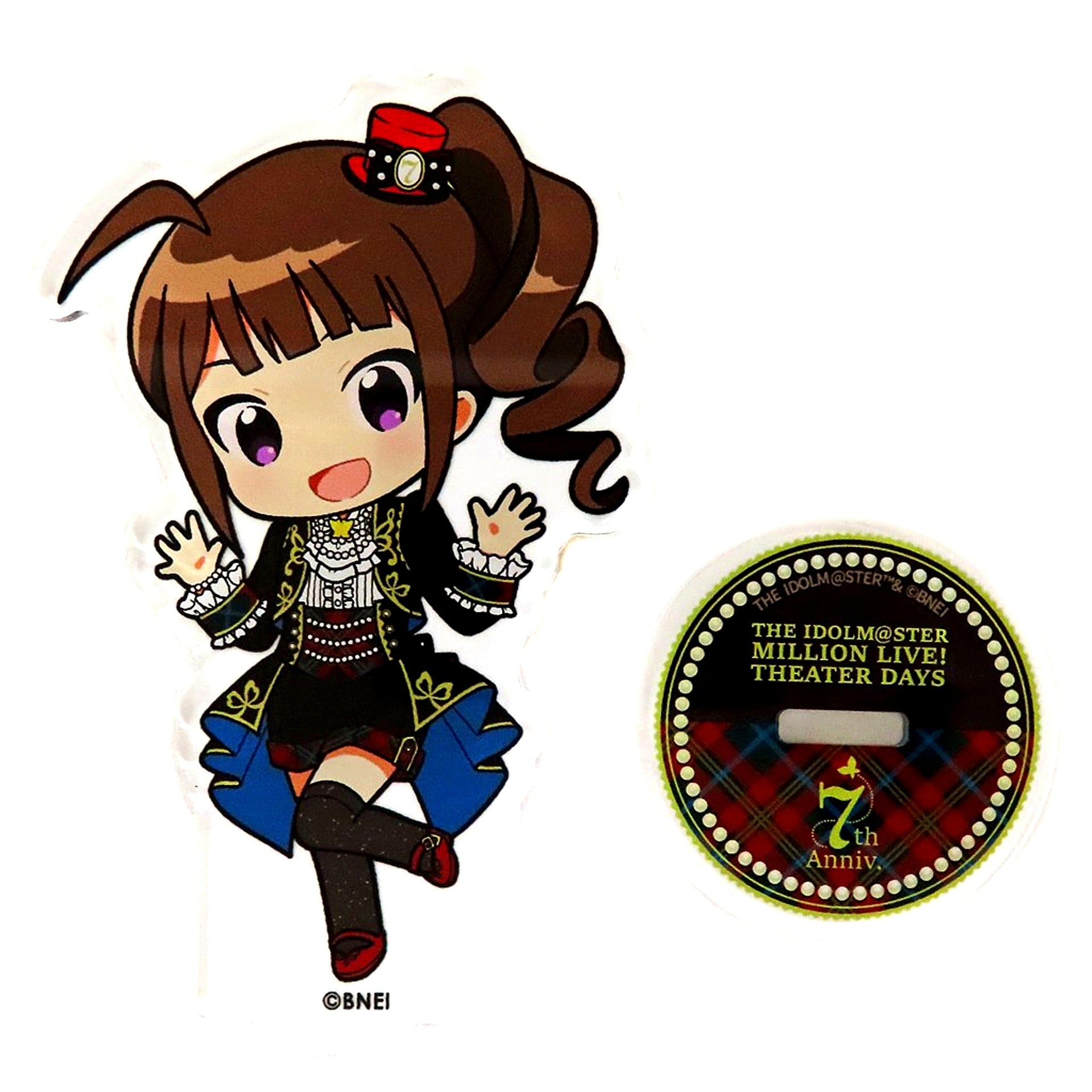Nao Yokoyama THE IDOLM@STER MILLION LIVE! Chibi Character Acrylic Stand Brightest Showcase Ver. 7th Anniversary in AKIHABARA Akihabarappa Festival [USED]