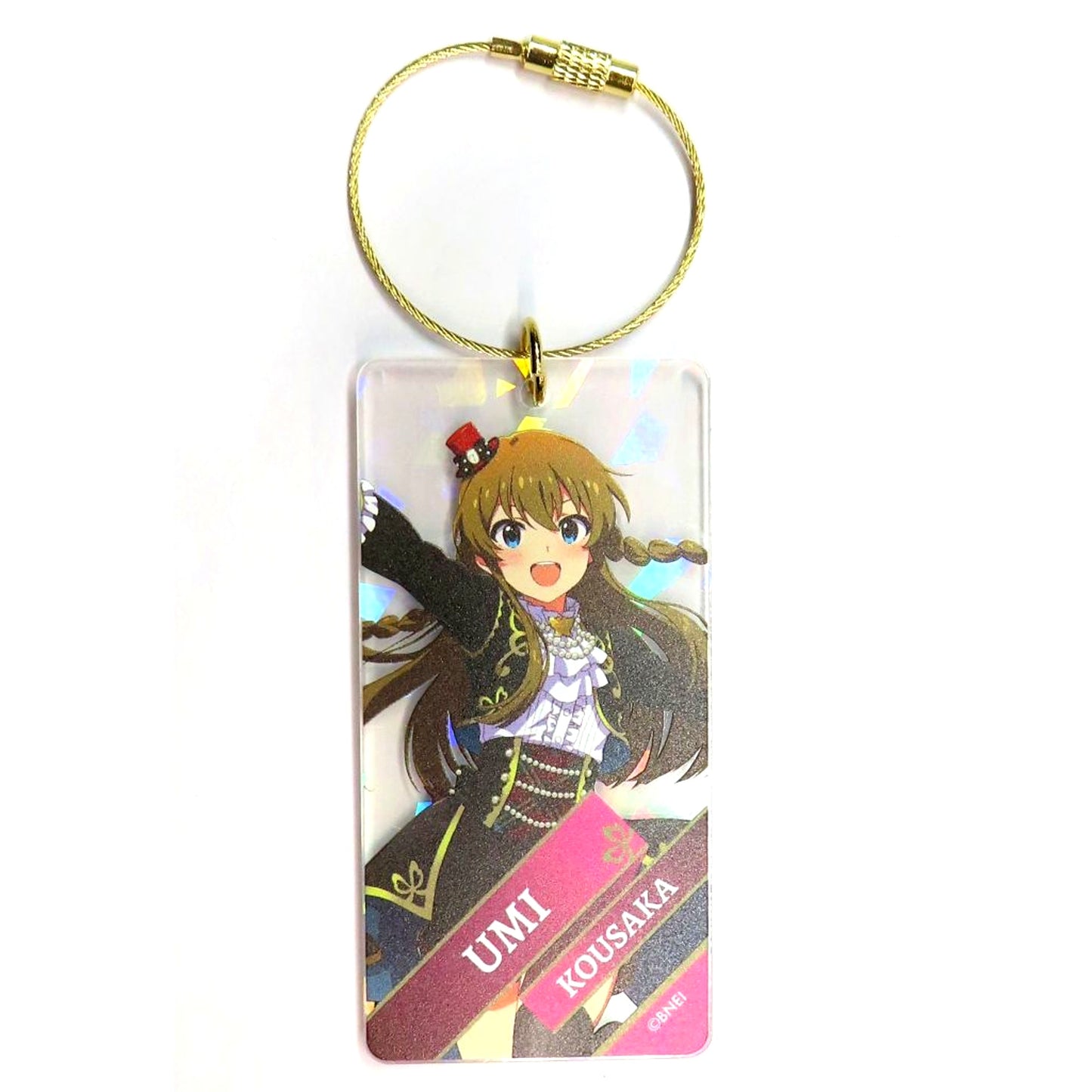 Umi Kousaka Brightest Showcase Ver. Acrylic Keychain The Idolmaster Million Live! Theater Days x Atre Akihabara [USED]