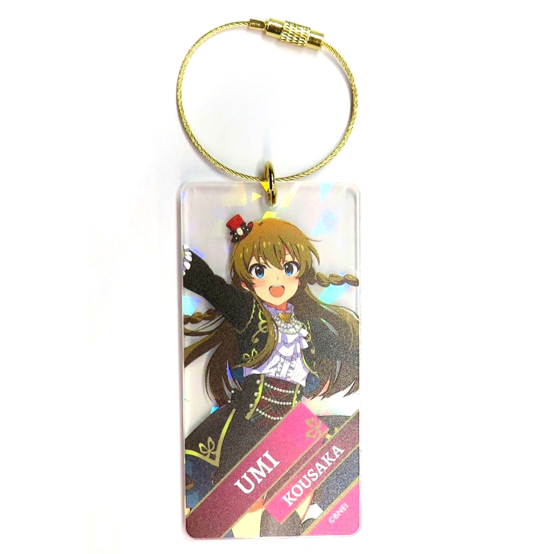 Umi Kousaka Brightest Showcase Ver. Acrylic Keychain The Idolmaster Million Live! Theater Days x Atre Akihabara [USED]
