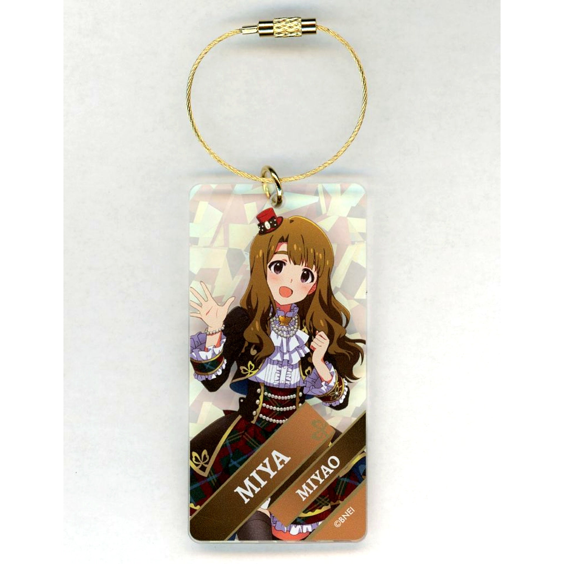 Miya Miyao The Idolm@ster Million Live! Theater Days x Atre Akihabara Acrylic Keychain Brightest Showcase ver. [USED]