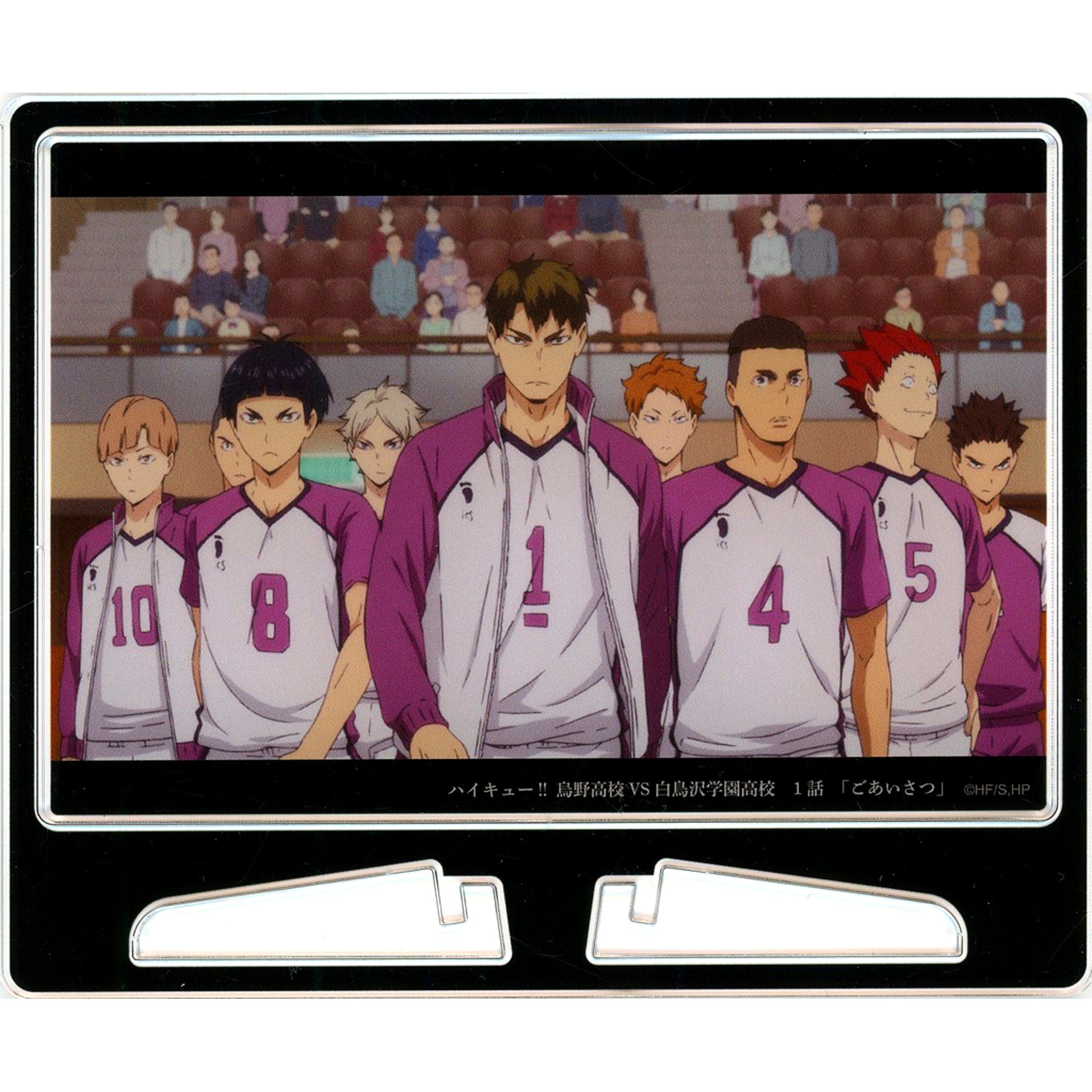 Shiratorizawa Academy Acrylic Art Panel Haikyu!! Anime 10th Anniversary Exhibition Zenkankaku EXHIBITION [USED]