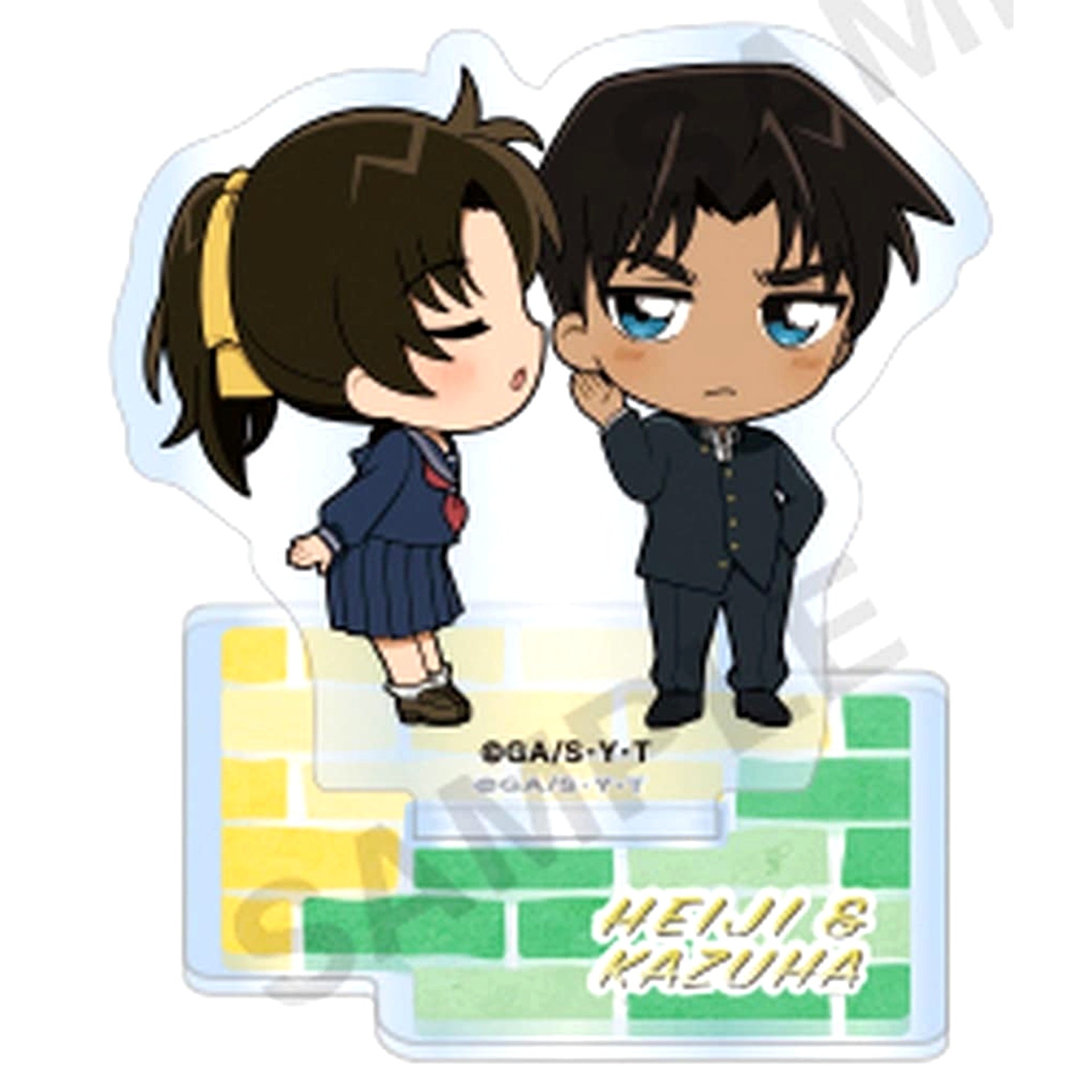 Detective Conan Petit Acrylic Stand Duo Collection Heiji Hattori & Kazuha Toyama Acrylic Stands [USED]