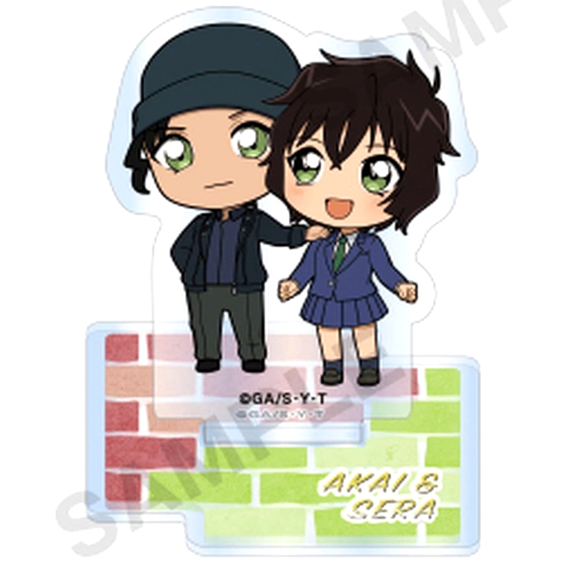 Detective Conan Petit Acrylic Stand Duo Collection Shuichi Akai & Masumi Sera Acrylic Stands [USED]