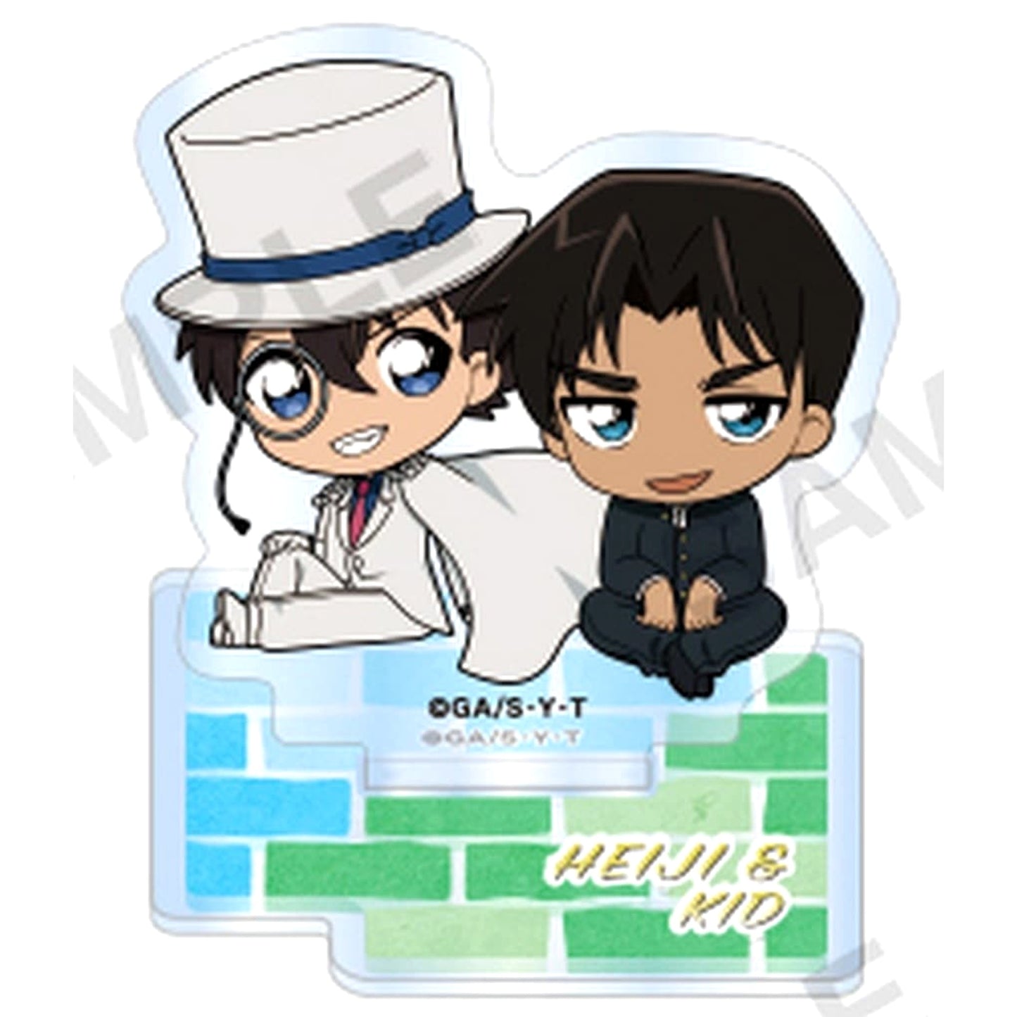 Detective Conan Heiji Hattori & Kaito Kid Petit Acrylic Stand Duo Collection Acrylic Stands [USED]