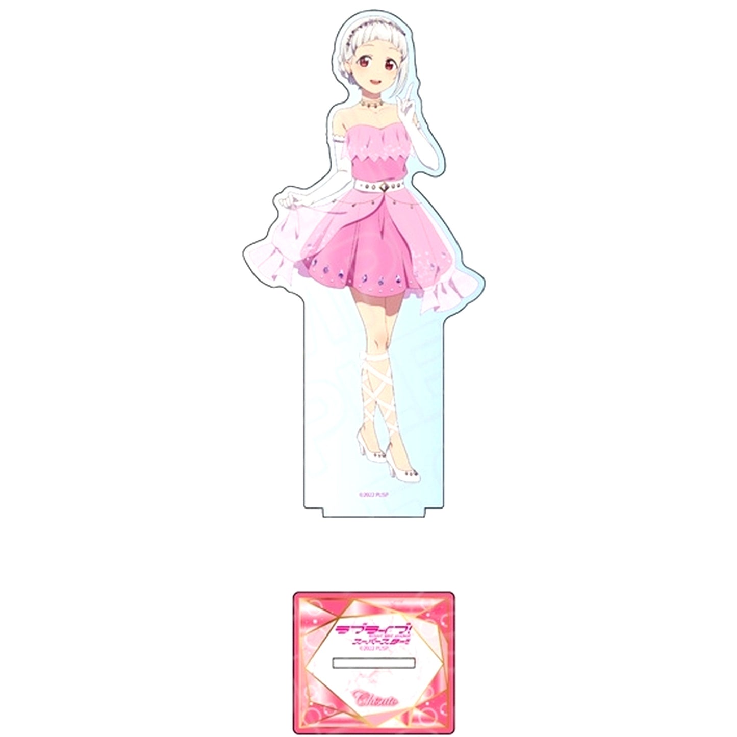 Chisato Arashi Spring Dress Ver. Big Acrylic Stand Love Live! Superstar!! [USED]