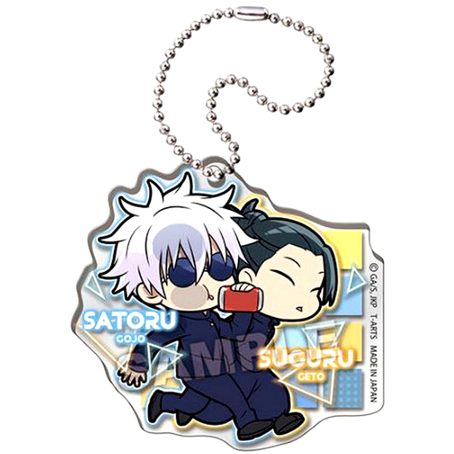 Satoru Gojo & Suguru Geto Jujutsu Kaisen Season 2 Hidden Inventory Pita! Deforme Episode Acrylic Keychain [USED]