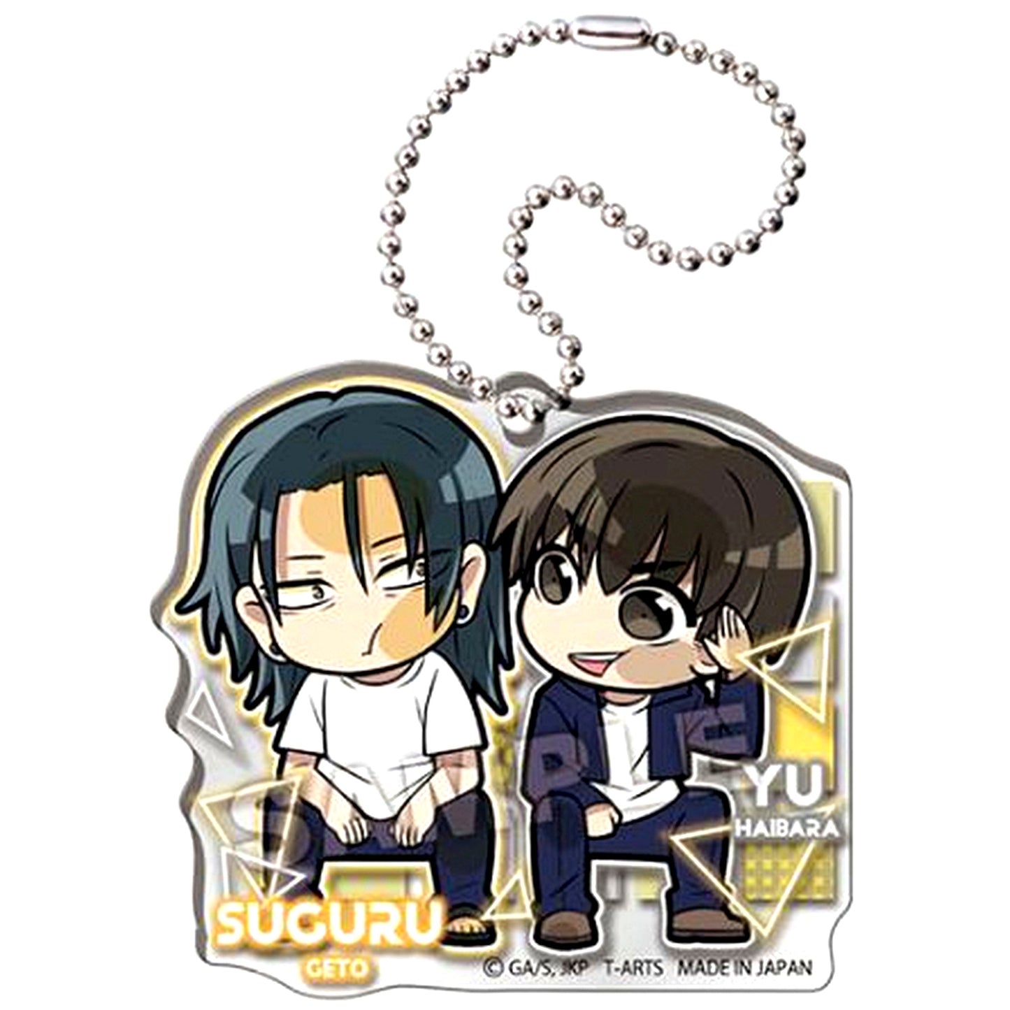 Suguru Geto & Yu Haibara Jujutsu Kaisen Season 2 Hidden Inventory Pita! Deforme Episode Acrylic Keychain [USED]