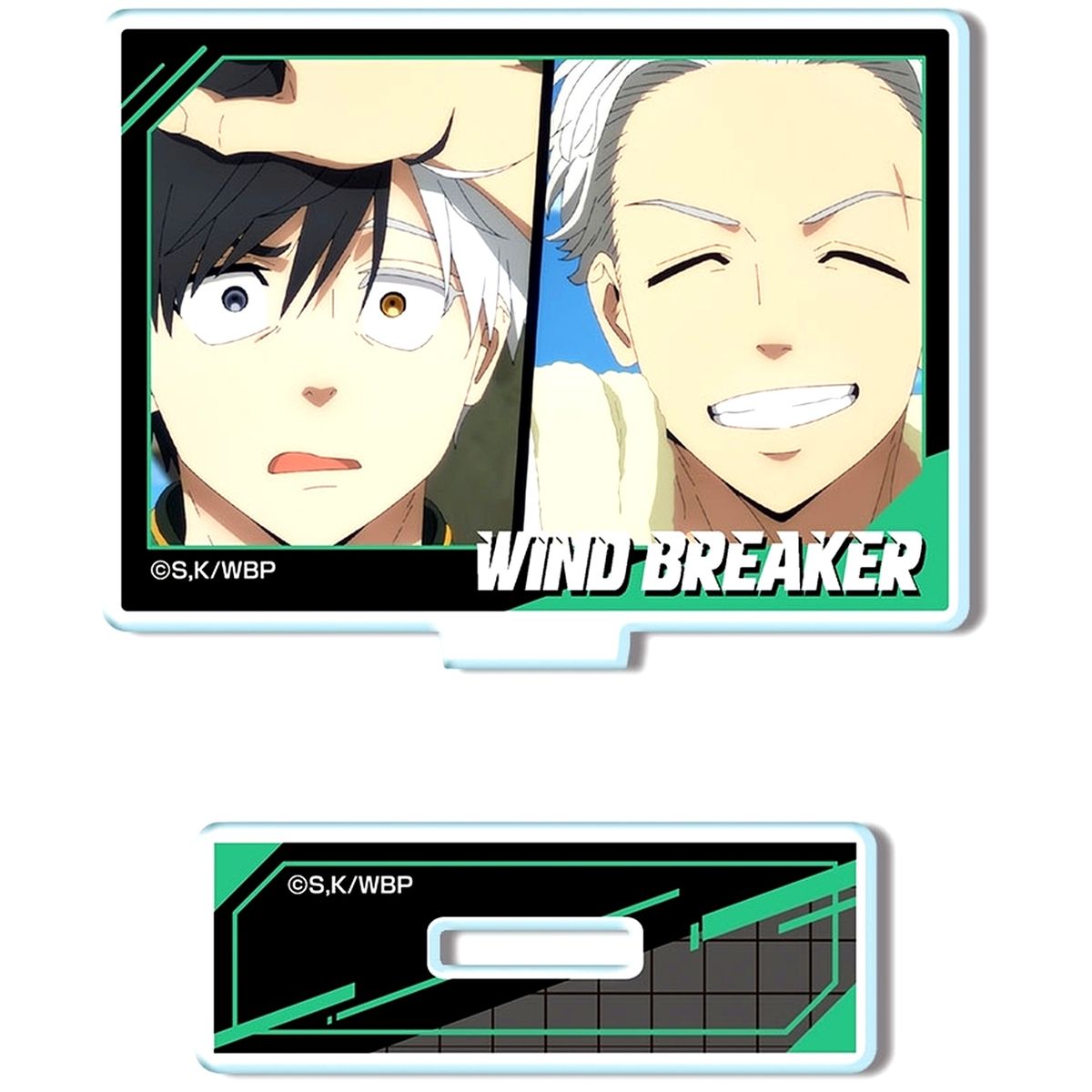 Haruka Sakura & Hajime Umemiya Design 38 Mini Acrylic Stand Wind Breaker [USED]