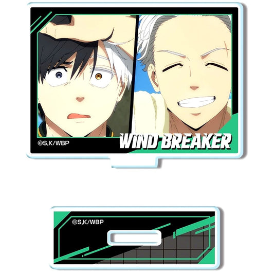 Haruka Sakura & Hajime Umemiya Design 38 Mini Acrylic Stand Wind Breaker [USED]