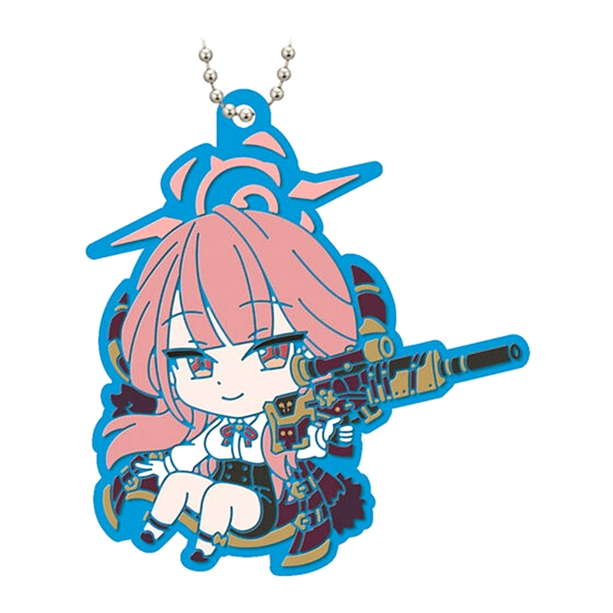 Blue Archive the Animation Al Capsule Rubber Mascot Keychains [USED]
