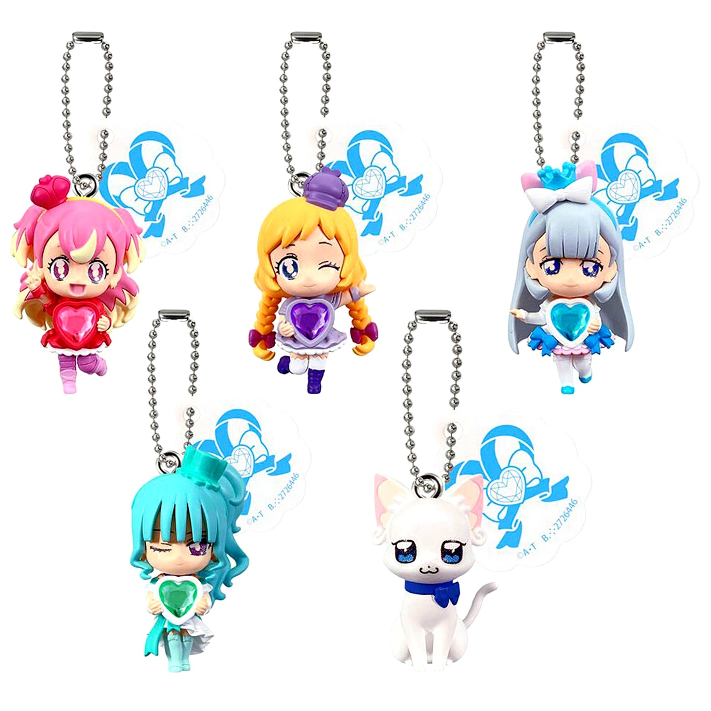 Set of 5 Wonderful PreCure! Wonderful Swing 2 [USED]