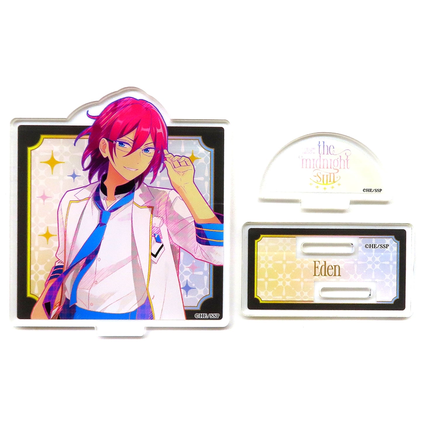 Ibara Saegusa Ensemble Stars!! Cast Live Starry Symphony -the midnight sun- x Karaoke no Tetsujin Acrylic Stand [USED]