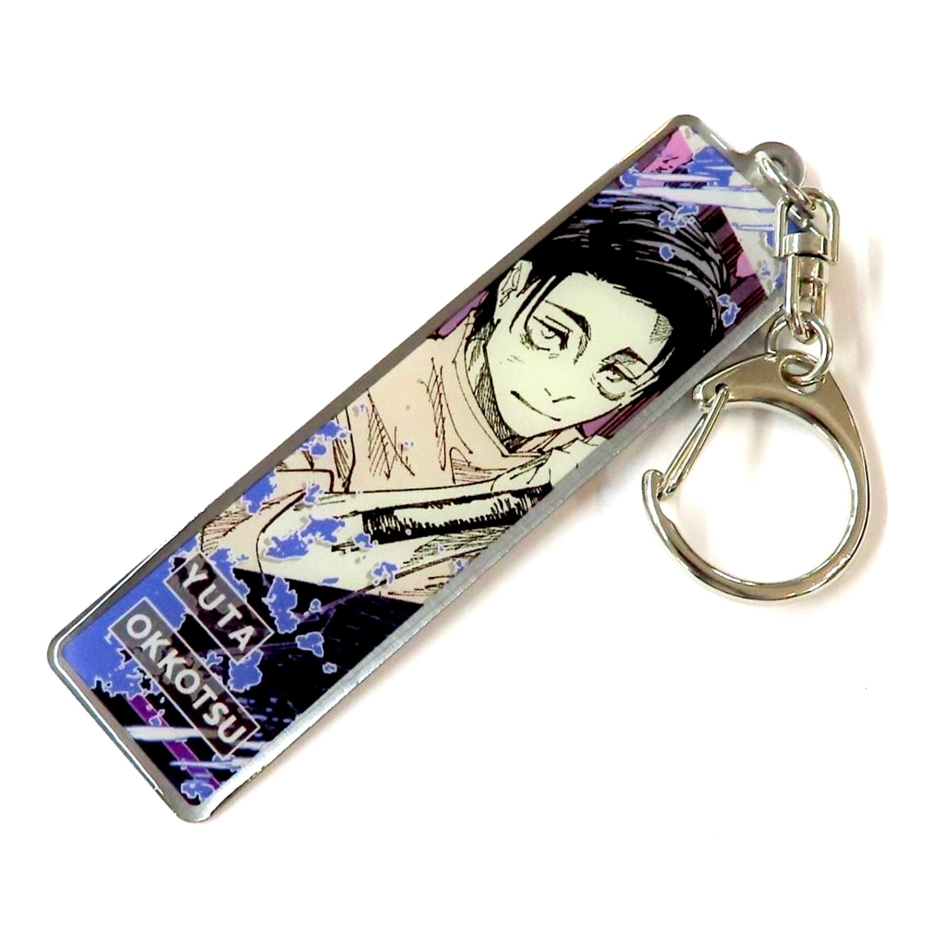 Yuta Okkotsu Gege Akutami Jujutsu Kaisen Exhibition Metal Keychain Collection [USED]