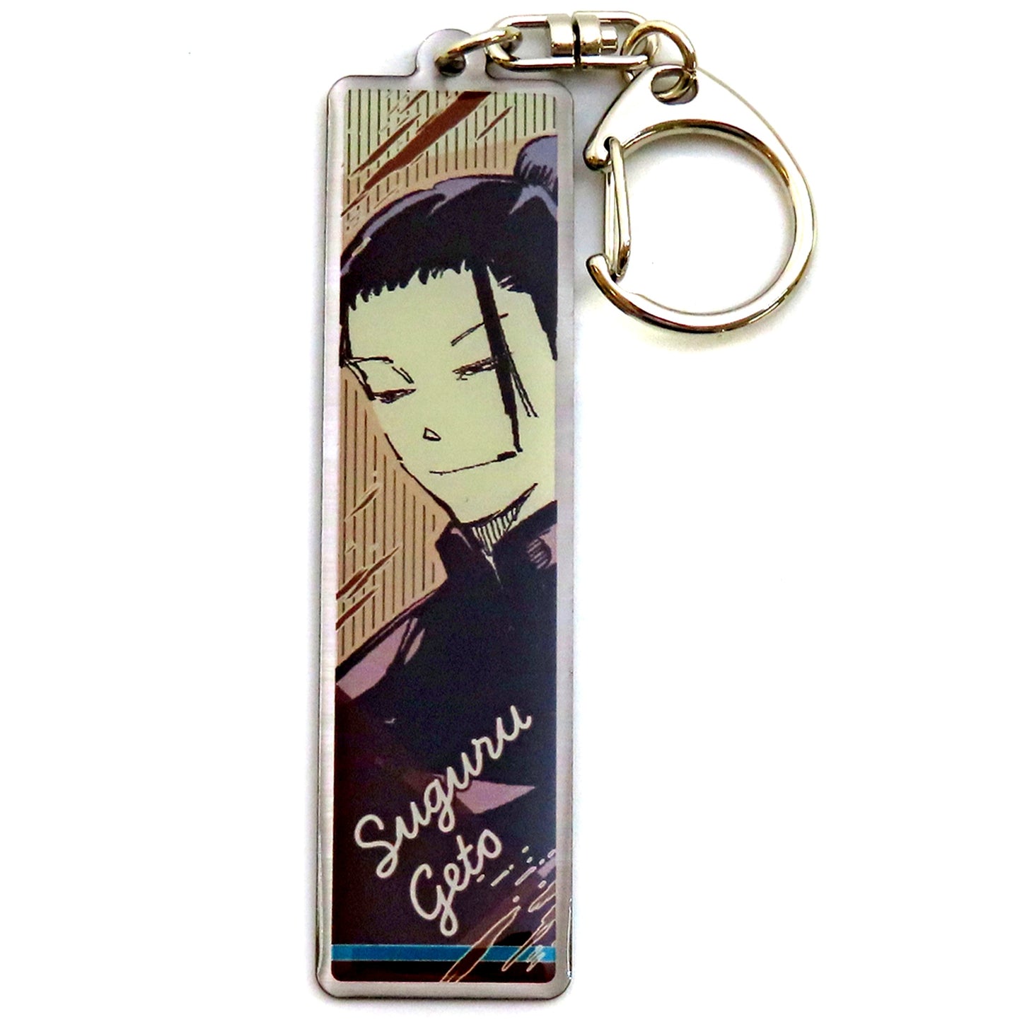Suguru Geto Gege Akutami Jujutsu Kaisen Exhibition Metal Keychain Collection [USED]