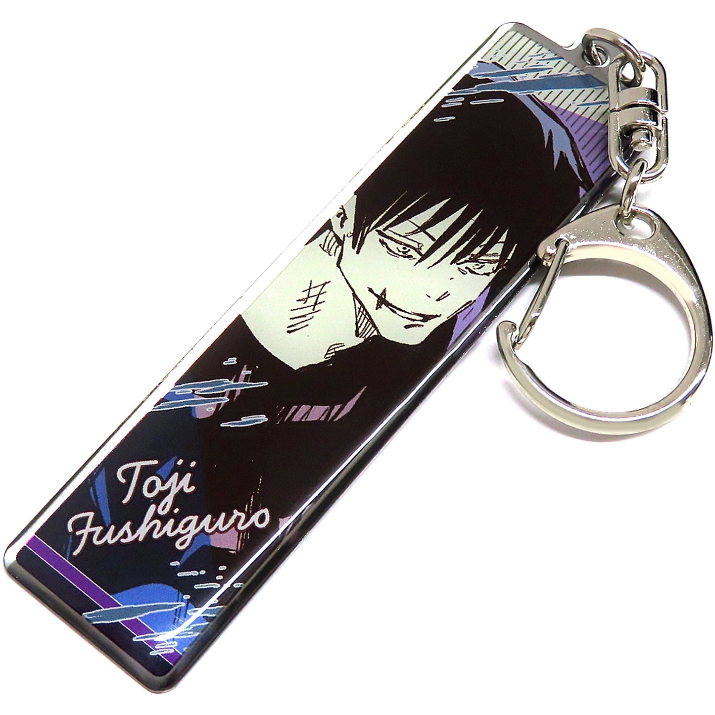 Toji Fushiguro Gege Akutami Jujutsu Kaisen Exhibition Metal Keychain Collection [USED]