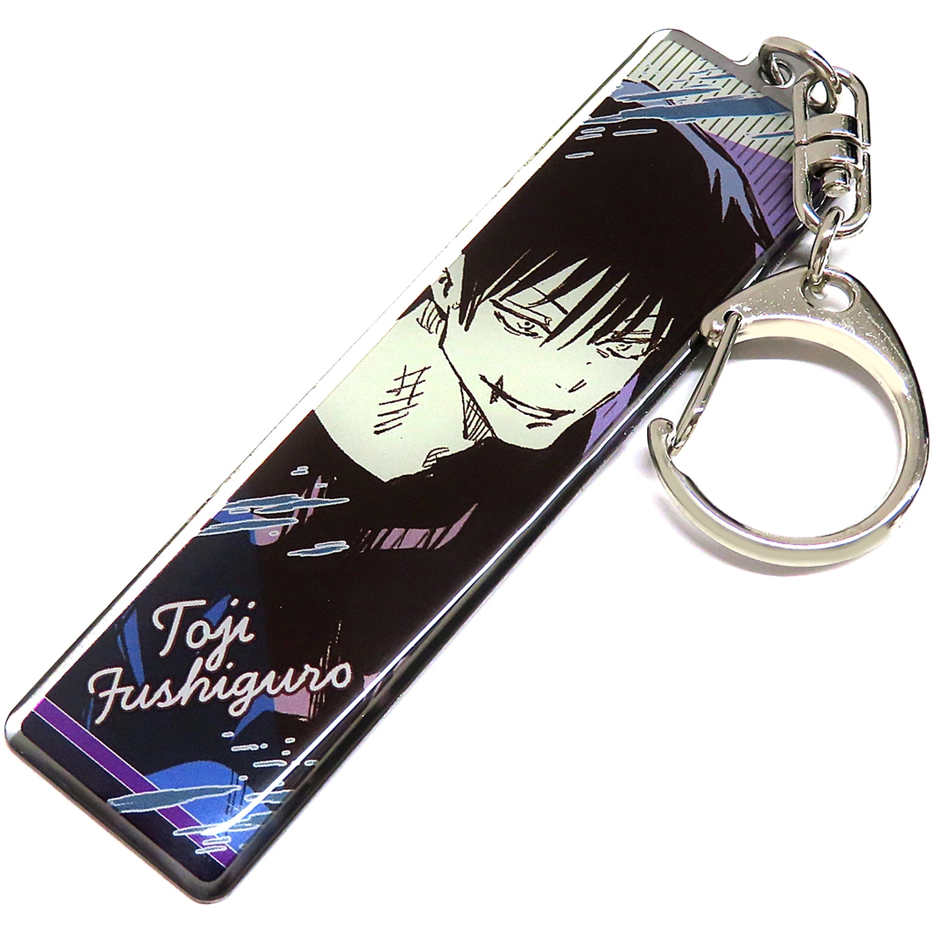 Toji Fushiguro Gege Akutami Jujutsu Kaisen Exhibition Metal Keychain Collection [USED]