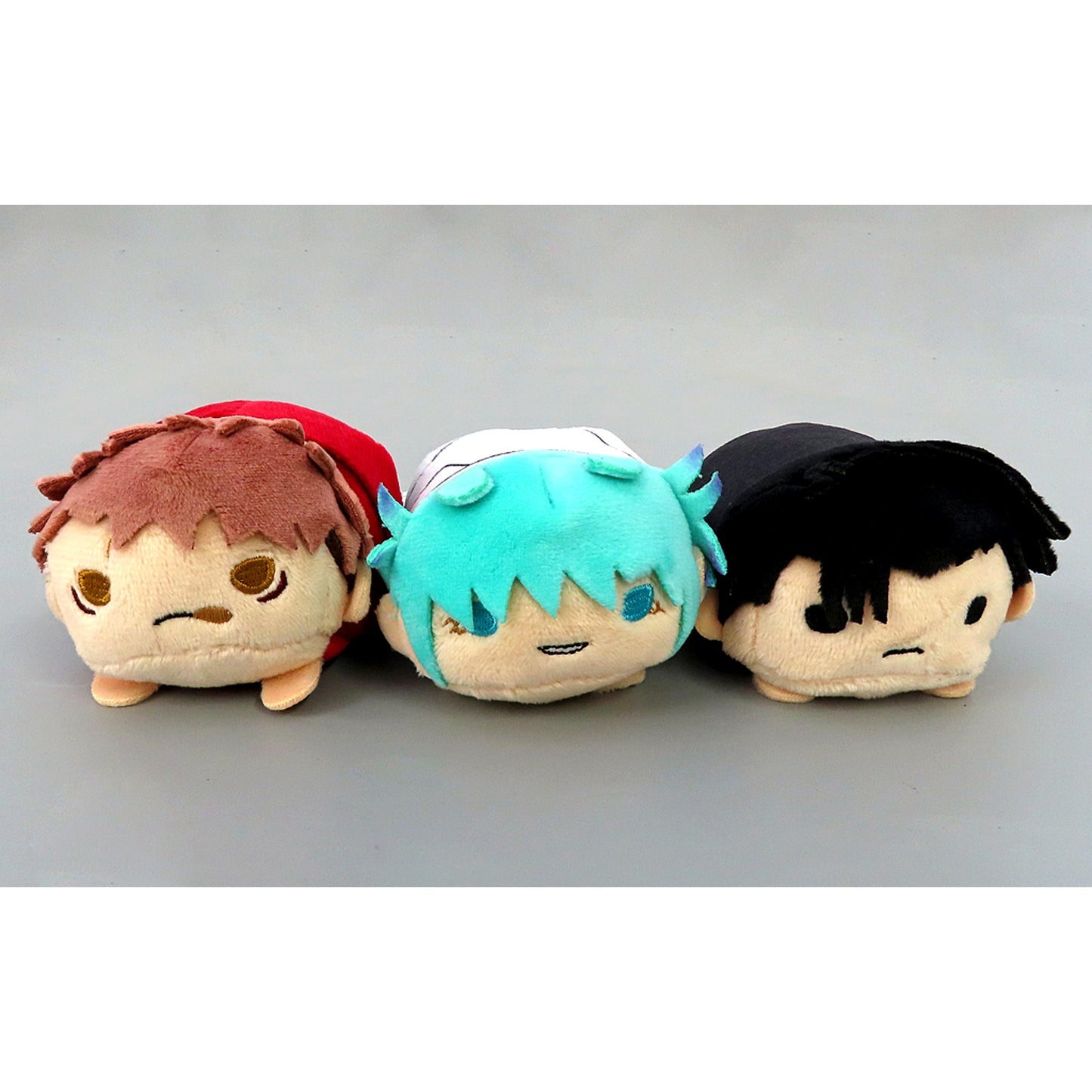 Set of 3 Yuji Itadori Hajime Kashimo Hiromi Higuruma Culling Game Ver Noru Chara Mascot Gege Akutami Jujutsu Kaisen Exhibition [USED]