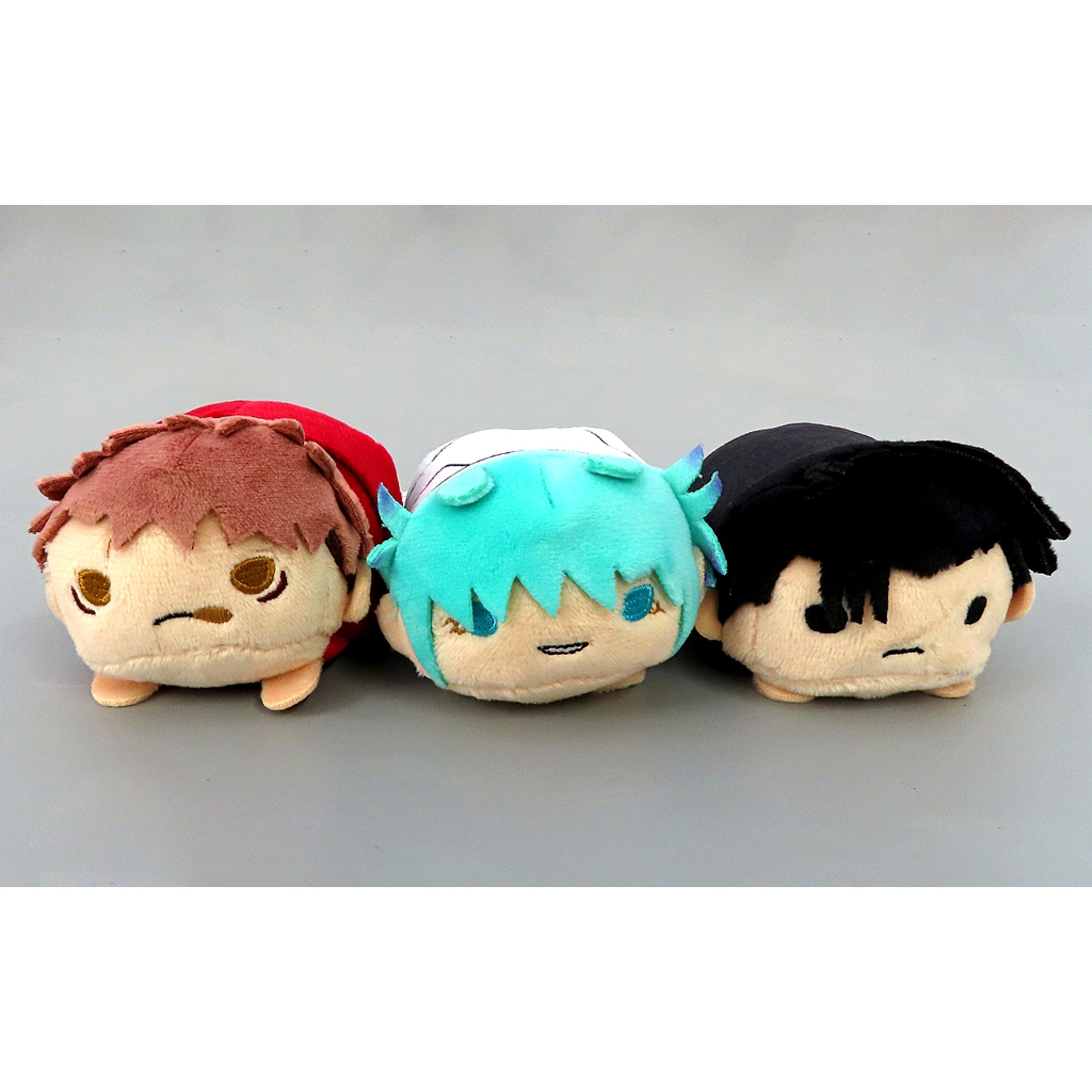 Set of 3 Yuji Itadori Hajime Kashimo Hiromi Higuruma Culling Game Ver Noru Chara Mascot Gege Akutami Jujutsu Kaisen Exhibition [USED]