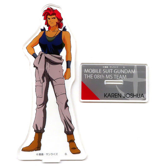 Karen Joshua Mobile Suit Gundam: The 08th MS Team Big Acrylic Stand [USED]