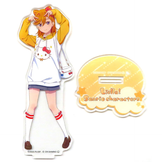 Kanon Shibuya x Hello Kitty After School Ver. Acrylic Stand Love Live! Superstar!! x Sanrio Characters Love Live! Series PremiumShop Goods [USED]