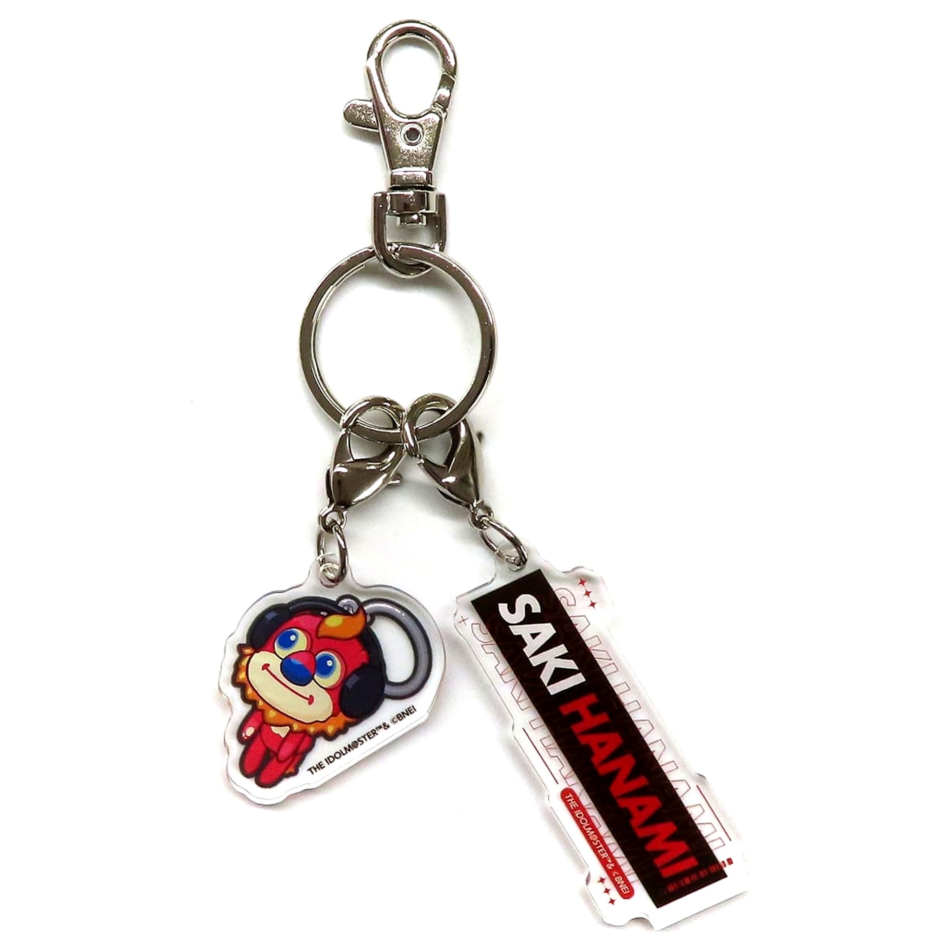 Saki Hanami Gakuen Idolmaster Official Name & Item Acrylic Charm DEBUT LIVE HatsU TOUR [USED]