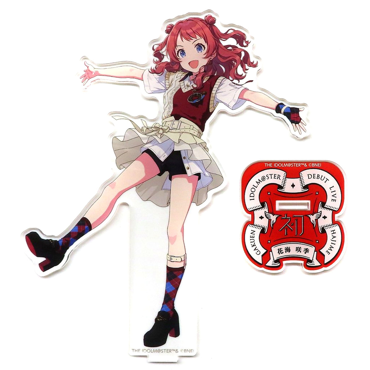 Saki Hanami Gakuen Idolmaster Official Acrylic Stand DEBUT LIVE HATSU TOUR [USED]