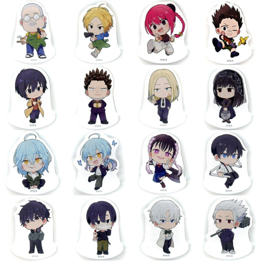 Sakamoto Days Taro Sakamoto & Others All 16 Types Set Mini Character Yurayura Acrylic Block Collection Tower Records Cafe Limited Acrylic Item [USED]