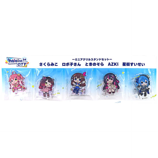 VTuber Hololive Sakura Miko & Others Hololive 0th Generation Mini Acrylic Stand Hololive City'24 Exclusive 5 Piece Set Acrylic Stands [USED]
