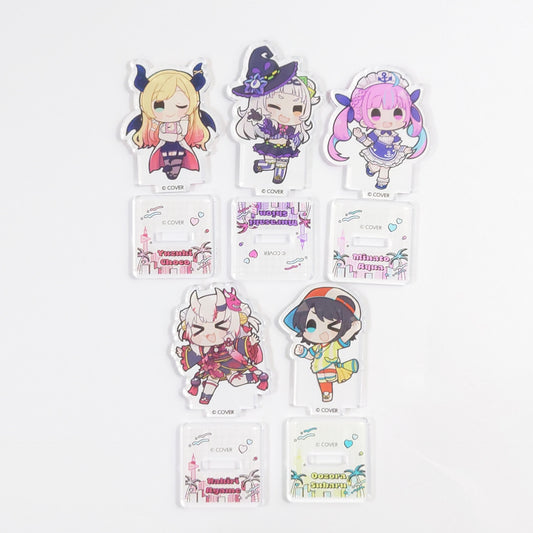 VTuber Hololive Minato Aqua & Others Hololive 2nd Generation Mini Acrylic Stand Hololive City'24 Exclusive 5 Piece Set Acrylic Stands [USED]