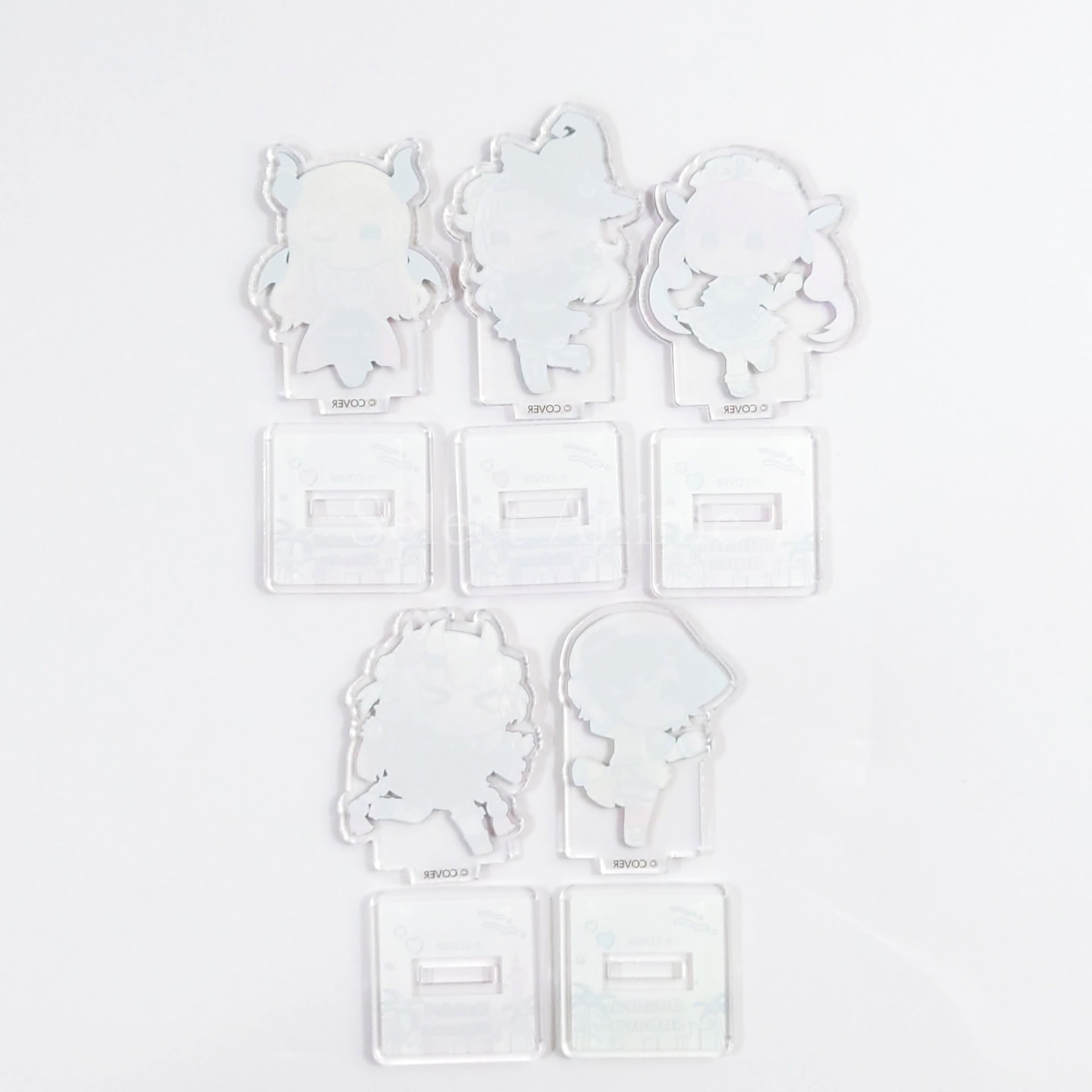 VTuber Hololive Minato Aqua & Others Hololive 2nd Generation Mini Acrylic Stand Hololive City'24 Exclusive 5 Piece Set Acrylic Stands [USED]