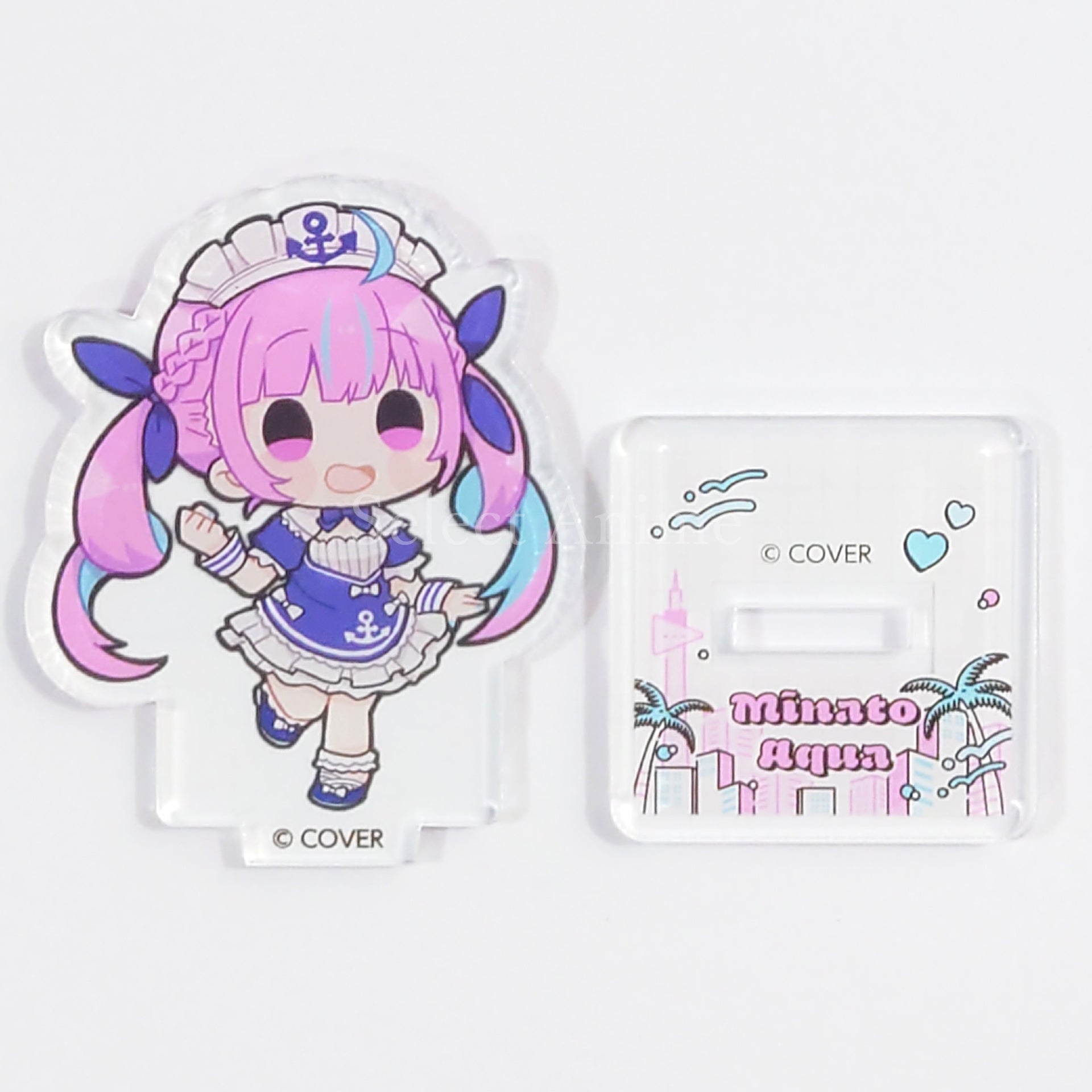 VTuber Hololive Minato Aqua & Others Hololive 2nd Generation Mini Acrylic Stand Hololive City'24 Exclusive 5 Piece Set Acrylic Stands [USED]