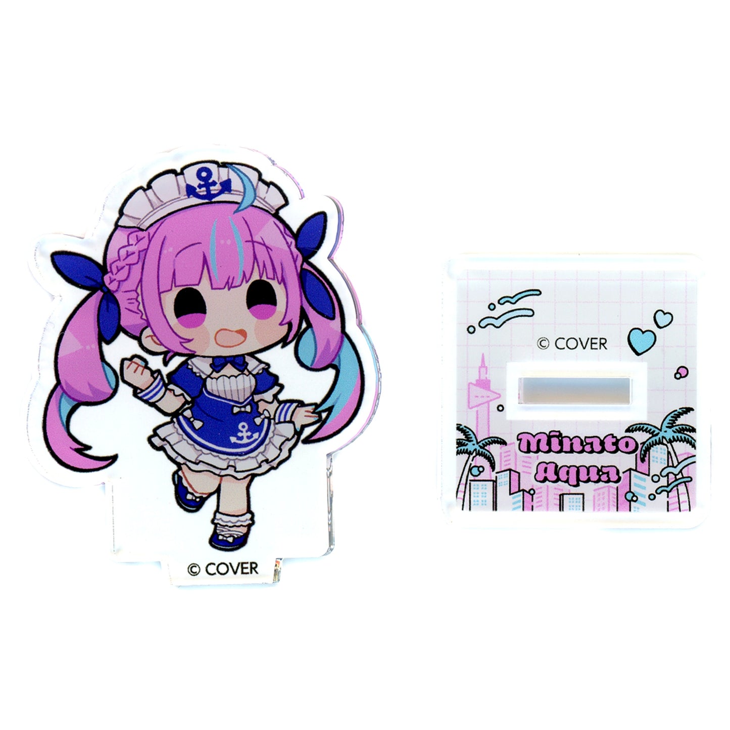 Minato Aqua Single Item VTuber hololive Mini Acrylic Stand hololive CITY 24 [USED]