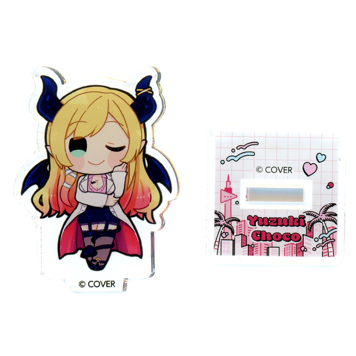 Yuzuki Choco Mini Acrylic Stand Virtual YouTuber Holo Live VTuber hololive City'24 [USED]