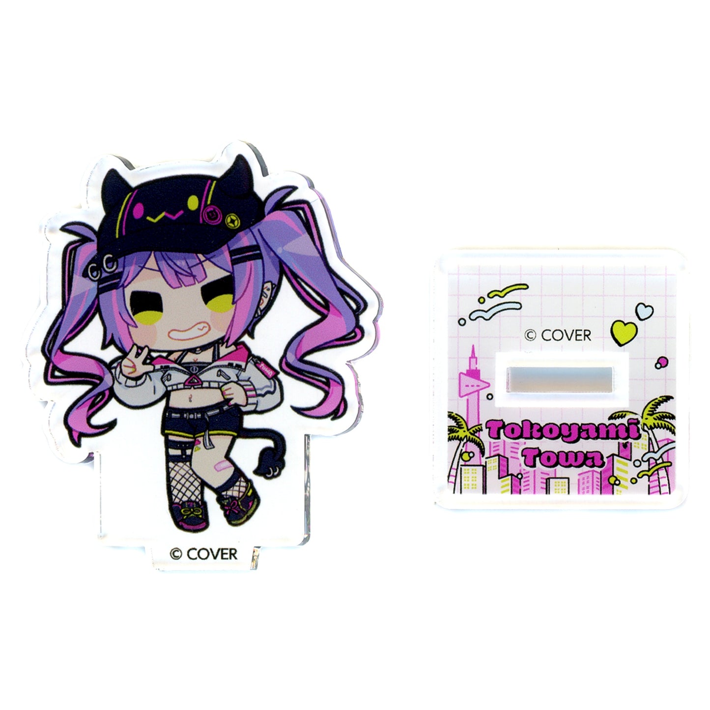 Tokoyami Towa Single Item Virtual YouTuber hololive Mini Acrylic Stand hololive CITY 24 [USED]