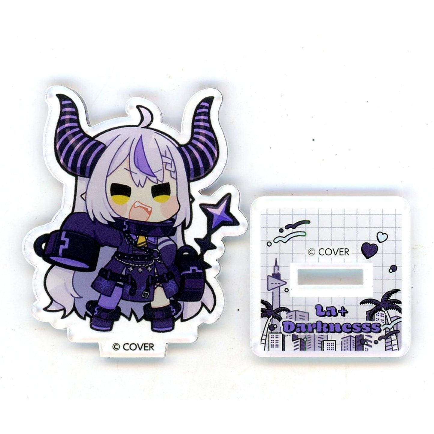 Single La+ Darknesss Virtual YouTuber Hololive Hololive CITY '24 Mini Acrylic Stand [USED]
