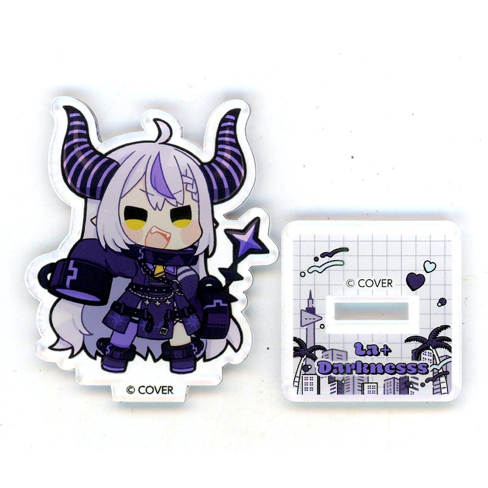 Single La+ Darknesss Virtual YouTuber Hololive Hololive CITY '24 Mini Acrylic Stand [USED]