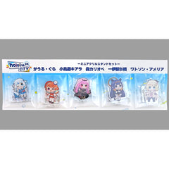VTuber Hololive English Myth 5 Piece Set Mini Acrylic Stand Hololive City'24 Exclusive Acrylic Stands [USED]